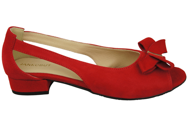 Obuv Dámské sandály Červená přírodní semišová kůže 994 Z Kombinace stylu a pohodlí ElitaBut