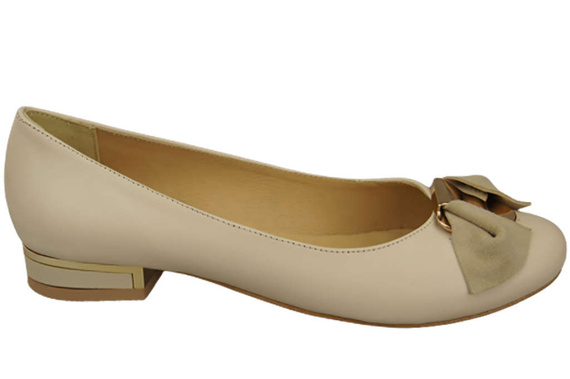 Dámské baletní boty z přírodní kůže 894 ElitaBut