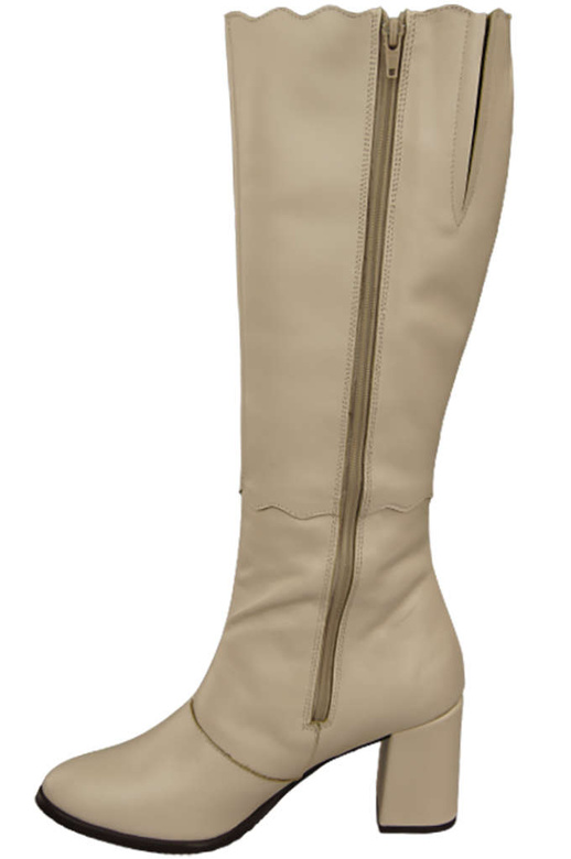 Dámské boty Beige Classic přírodní kůže 176 ElitaBut