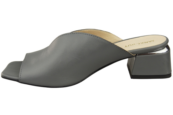 Dámská obuv Žabky na podpatku Ash přírodní kůže 210 ElitaBut