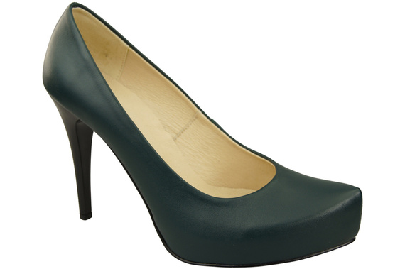 Dámské lodičky Malachite Stiletto z přírodní kůže 205 ElitaBut