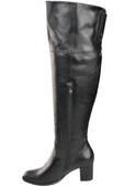 Dámské boty Black Musketeers High over the knee natural leather 190 ElitaBut