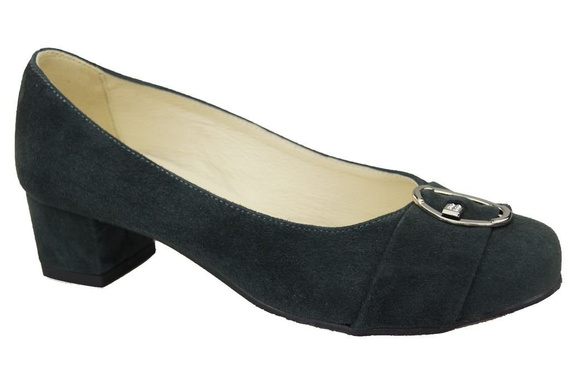 Dámská obuv Dámské lodičky Graphite Suede Natural Leather 135 ElitaBut