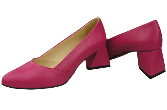 Dámské Lodičky Purpurový Pravá Kůže Špičatá Špička Podpatek ElitaBut 221