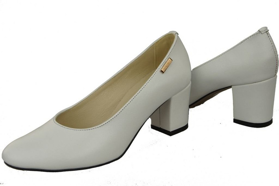 Dámská obuv White Faced Natural Leather pumps 125 ElitaBut