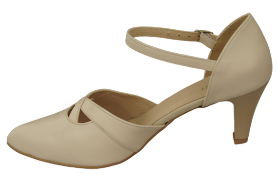 Dámská obuv Sandály béžové přírodní kůže 151 ElitaBut