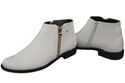 Dámská obuv Dámské boty White Warmed Natural Leather 872 Z Elitabut