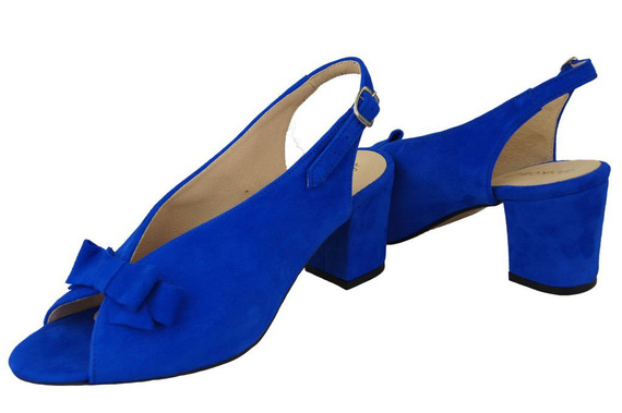 Dámská obuv Sandály Azure natural leather Suede 148 ElitaBut