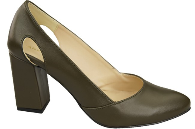 Dámská obuv Olive Leather pumps 184 ElitaBut