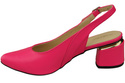 Dámská obuv Sandály Neon Pink Natural Leather 196 ElitaBut