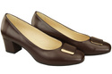 Dámská obuv Natural Leather 187 Chocolate ElitaBut