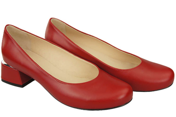 Dámská obuv Natural leather 159 Red ElitaBut