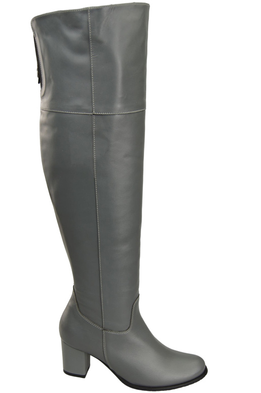 Dámské boty Ash Grey Musketeers High over the knee natural leather 190 ElitaBut