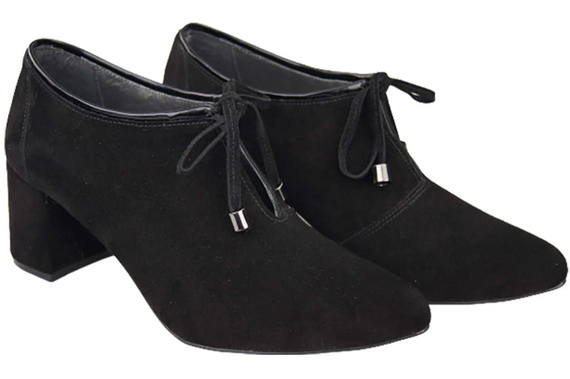 Dámská obuv Black Velour leather 183 ElitaBut