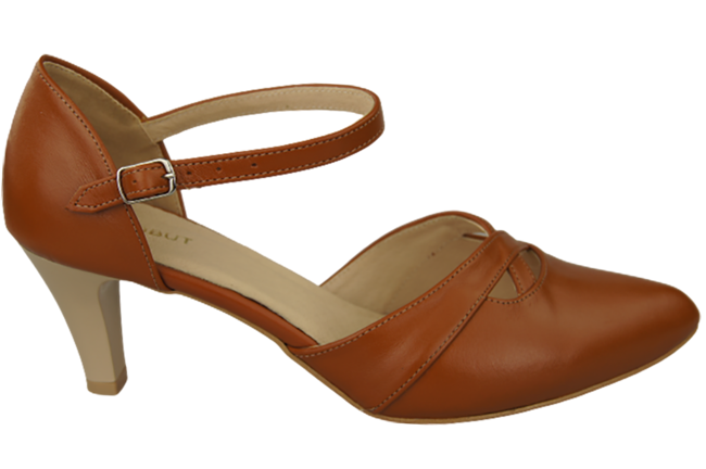 Dámská obuv Červené sandály Přírodní kůže 151 ElitaBut