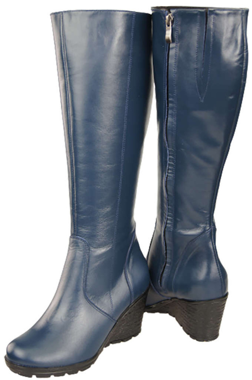 Obuv Dámské kotníkové boty Přírodní kůže Námořnická modrá 745 ElitaBut