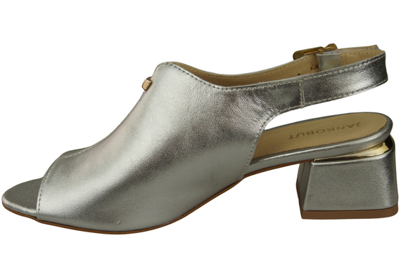 Dámská obuv Sandály Stříbrná zlatá přezka Přírodní kůže 198 ElitaBut