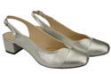 Dámská obuv Sandály z přírodní kůže 165 Silver ElitaBut