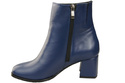 Dámské boty Navy blue for winter natural leather 214 Z ElitaBut