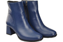 Dámské boty Navy blue for winter natural leather 214 Z ElitaBut