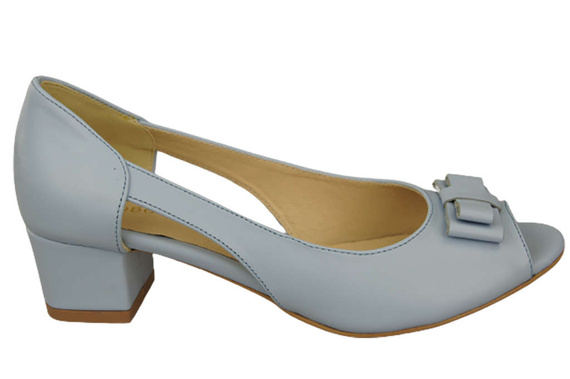 Dámská obuv Sandály Light Blue Natural Leather 145 ElitaBut