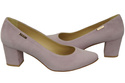 Dámská obuv Bright Lilac Natural Suede Leather 106 ElitaBut