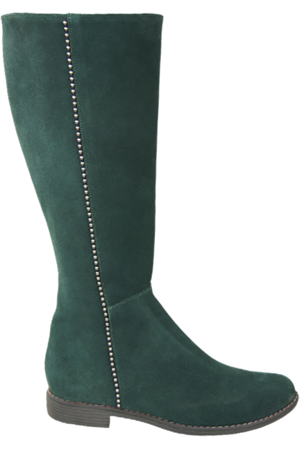 Dámské kozačky Malachite přírodní kůže Velour 153 ElitaBut