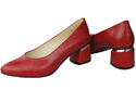 Dámská obuv Červené lodičky Přírodní kůže 143 ElitaBut