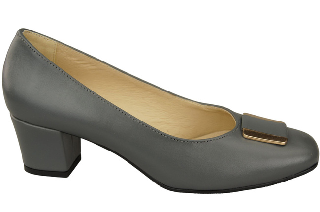 Dámská obuv Dámské lodičky Přírodní kůže 187 Ash ElitaBut