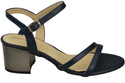 Dámská obuv Navy Blue Natural Leather 197 Smyslně odhalující sandály ElitaBut
