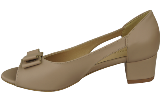 Dámská obuv Sandály Cappuccino celokožená 145 ElitaBut