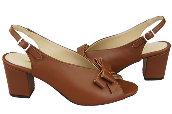 Dámská obuv Sandály Brown Faced Leather 148 L ElitaBut