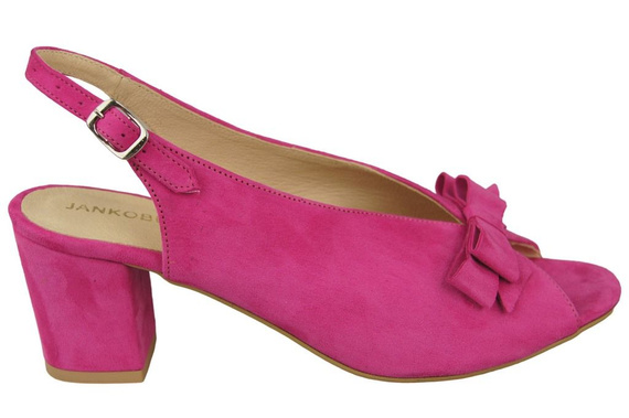 Dámská obuv Sandály Fuchsiová přírodní kůže Semiš 148 ElitaBut