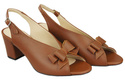 Dámská obuv Sandály Brown Faced Leather 148 L ElitaBut