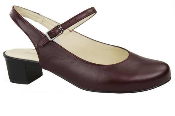 Dámský sandál Maroon Natural Leather 108 ElitaBut