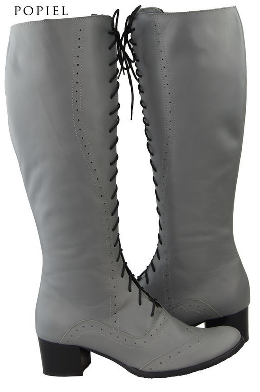 Dámské boty Ash šněrovací přírodní kůže 595 ElitaBut