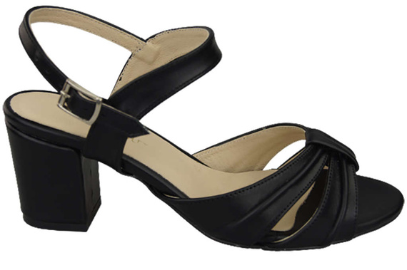 Dámská obuv Sandály Černá přírodní kůže 168 ElitaBut