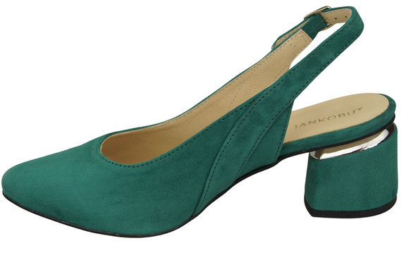 Dámské sandály z přírodní semišové kůže Malachite Elegance a pohodlí 196 From ElitaBut