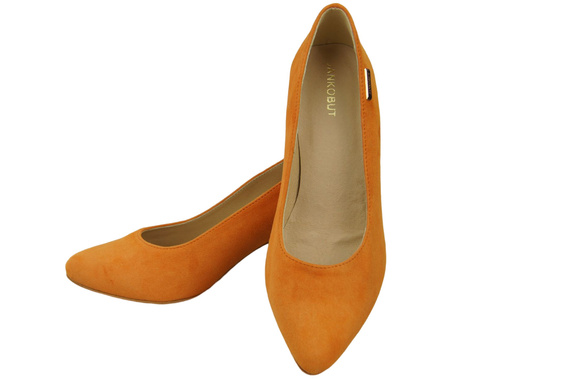 Dámská obuv Orange Natural Suede Leather 106 ElitaBut