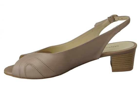 Dámská obuv Sandály z přírodní kůže Cappuccino Lico 991 ElitaBut