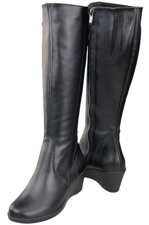 Obuv Dámské kotníkové boty Přírodní kůže Černá 177 ElitaBut