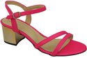 Dámská obuv Neon Pink Natural Leather 197 Smyslně odhalující sandály ElitaBut