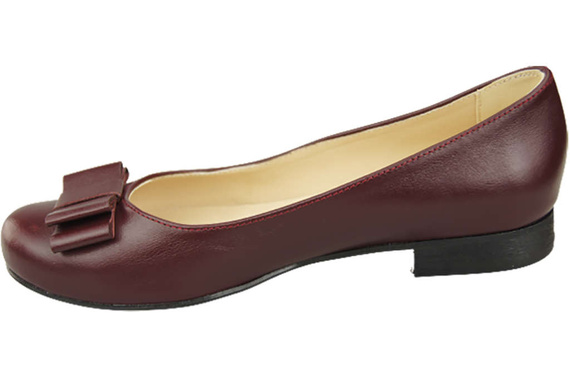 Dámské baleríny z přírodní kůže 702 ElitaBut