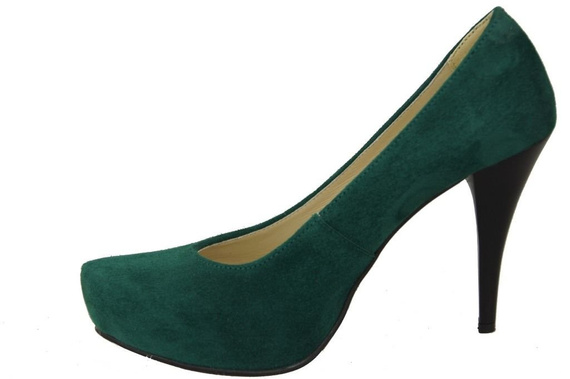 Dámská obuv Dámské lodičky Malachite Přírodní semišová kůže 644 ElitaBut