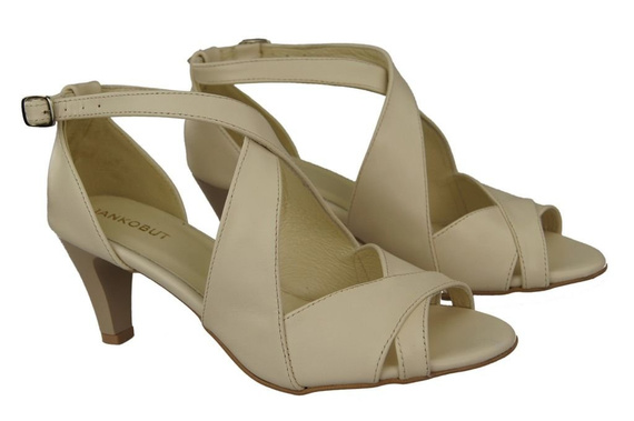 Dámská obuv Sandály Béžová přírodní kůže 130 ElitaBut