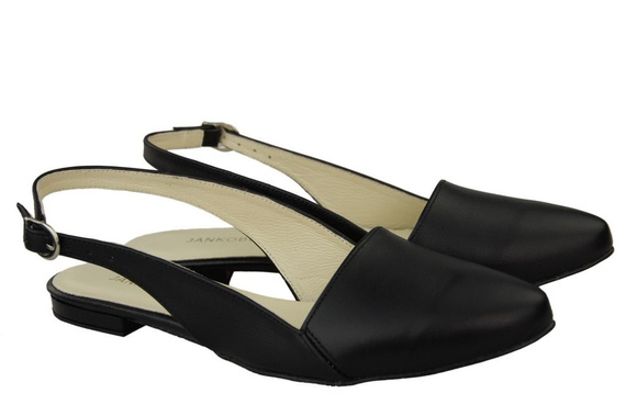 Obuv Dámské sandály Černá přírodní kůže 996 ElitaBut