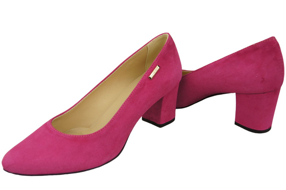 Dámská obuv Purple Natural Leather Suede pumps 106 ElitaBut