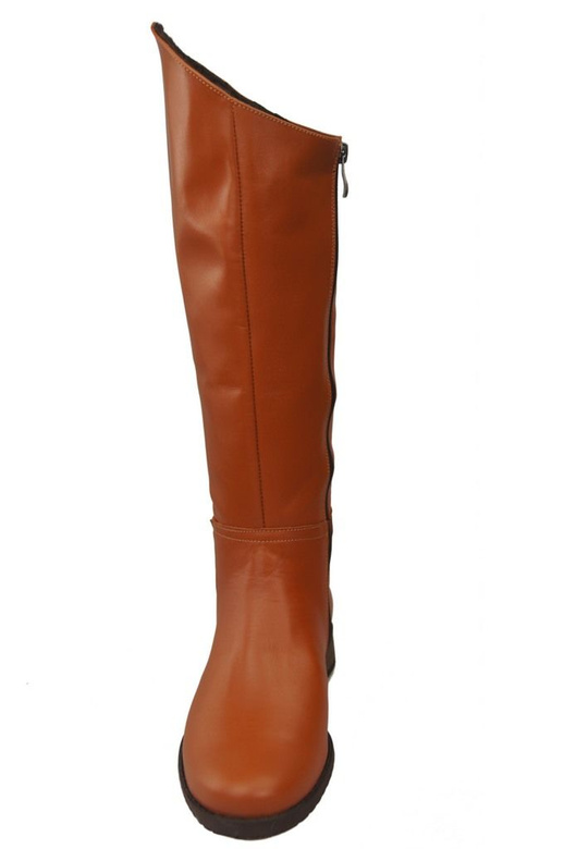 Obuv Dámské boty z přírodní kůže 124 Červená ElitaBut