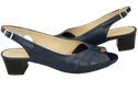 Dámská obuv Přírodní kůže Sandály Navy blue 991 ElitaBut