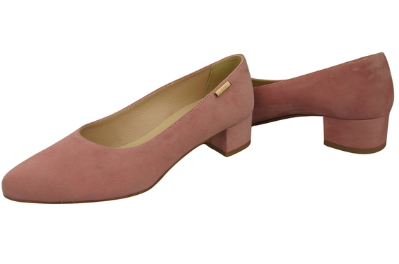 Pohodlné dámské boty Candy Pink in Natural Suede Leather 220 od ElitaBut